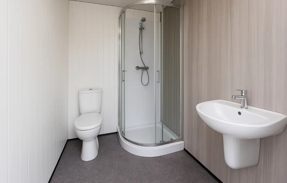 Camping sanitair prefab unit